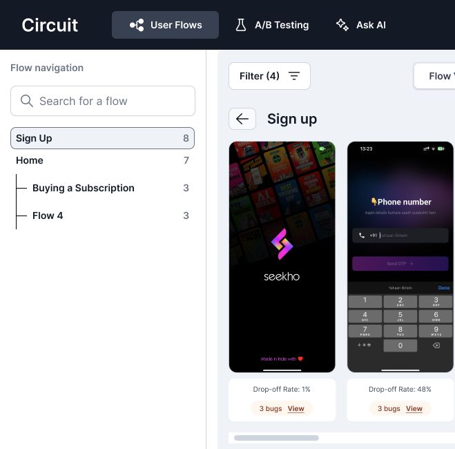 Circuit product analytics prototype